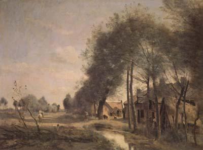 Jean Baptiste Camille  Corot La route de Sin-le-Noble (mk11)